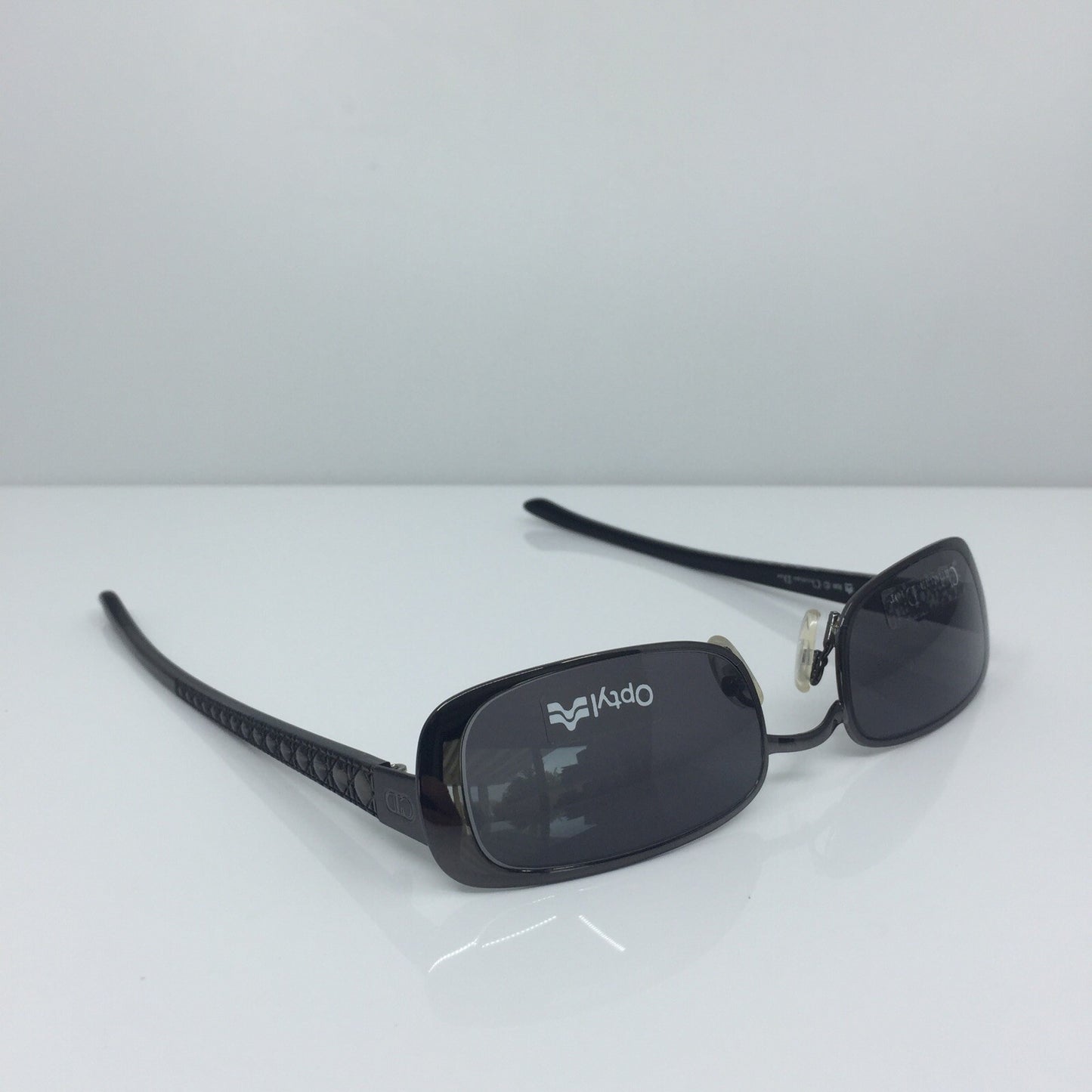 Vintage Christian Dior CD Fitting Gunmetal Sunglasses - Super Vision Optical