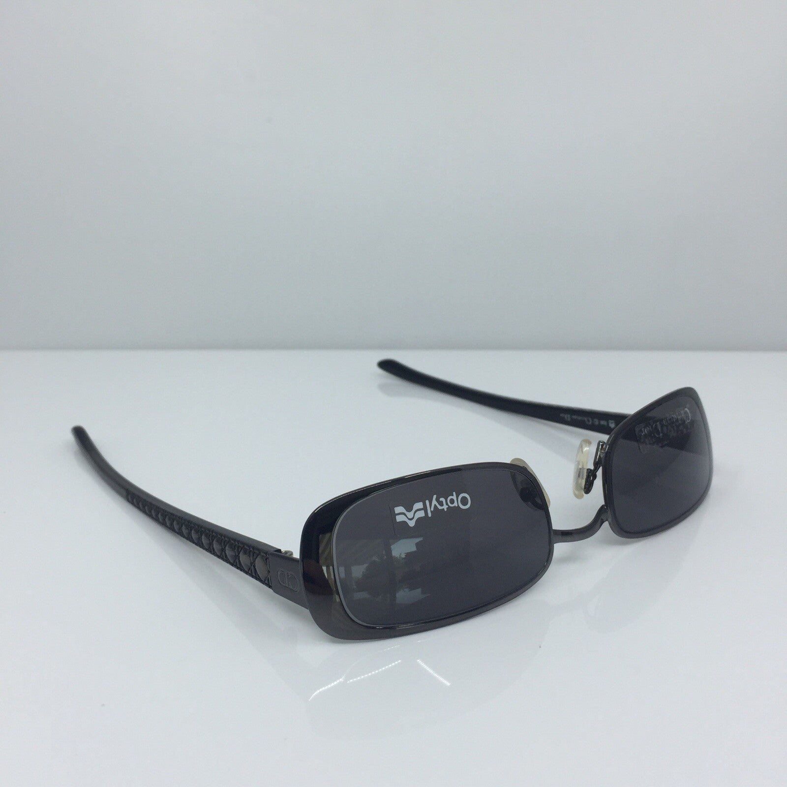 Vintage Christian Dior CD Fitting Gunmetal Sunglasses - Super Vision Optical