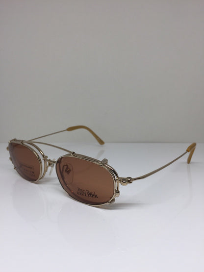 Vintage Jean Paul Gaultier JPG 55-0027 Gold Eyeglasses - Super Vision Optical