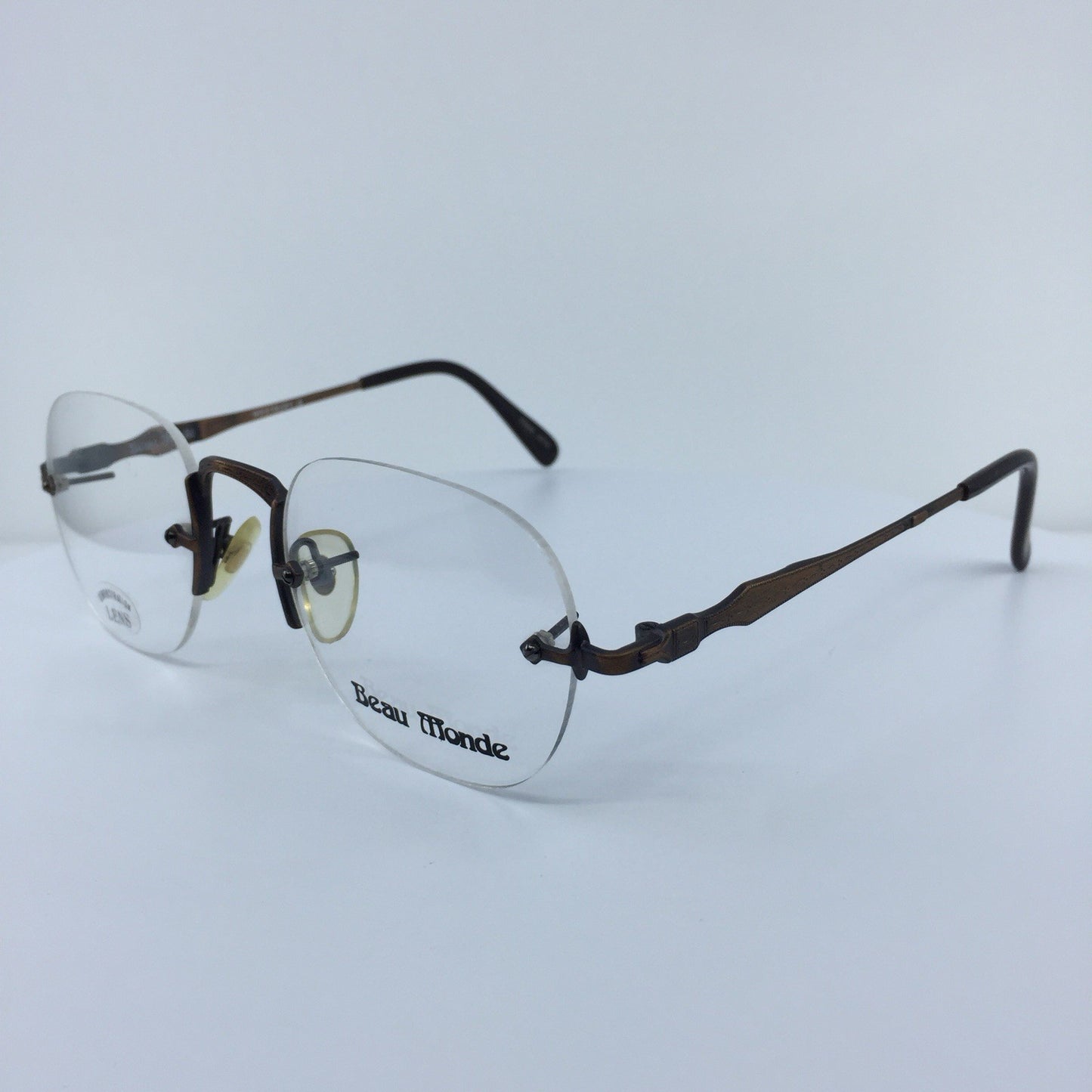 Vintage Beau Monde Collection Westbury Brown Eyeglasses - Super Vision Optical