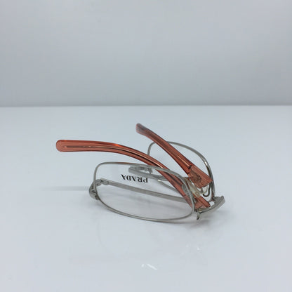 Vintage Prada VPR 75C Silver Eyeglasses - Super Vision Optical