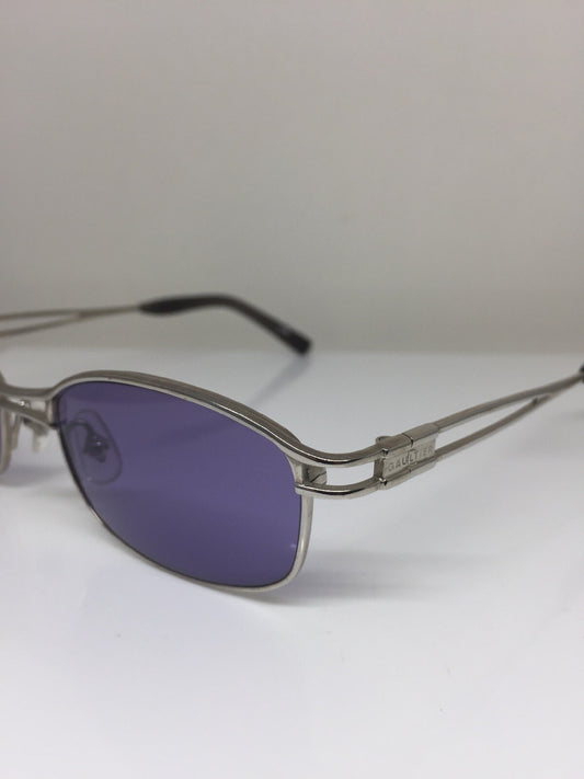 Vintage Jean Paul Gaultier JPG 56-0029 Silver Sunglasses - Super Vision Optical