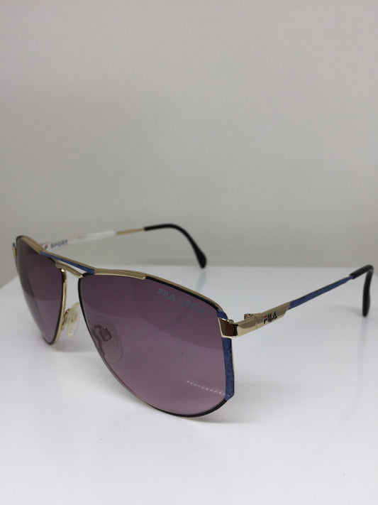 Vintage Fila Sport FILA 8805 Gold Sunglasses - Super Vision Optical