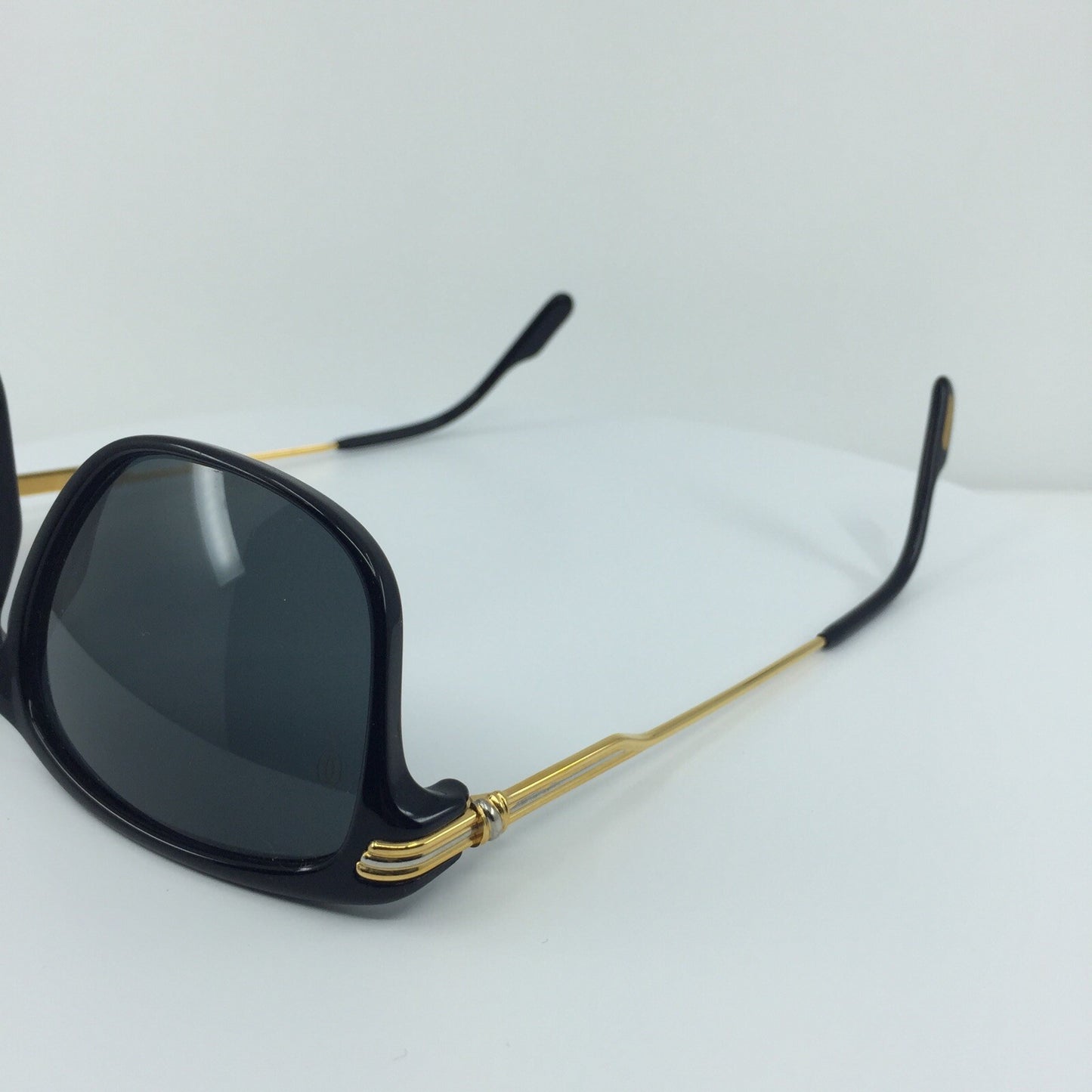 Vintage Cartier T8200189 Black Sunglasses - Super Vision Optical