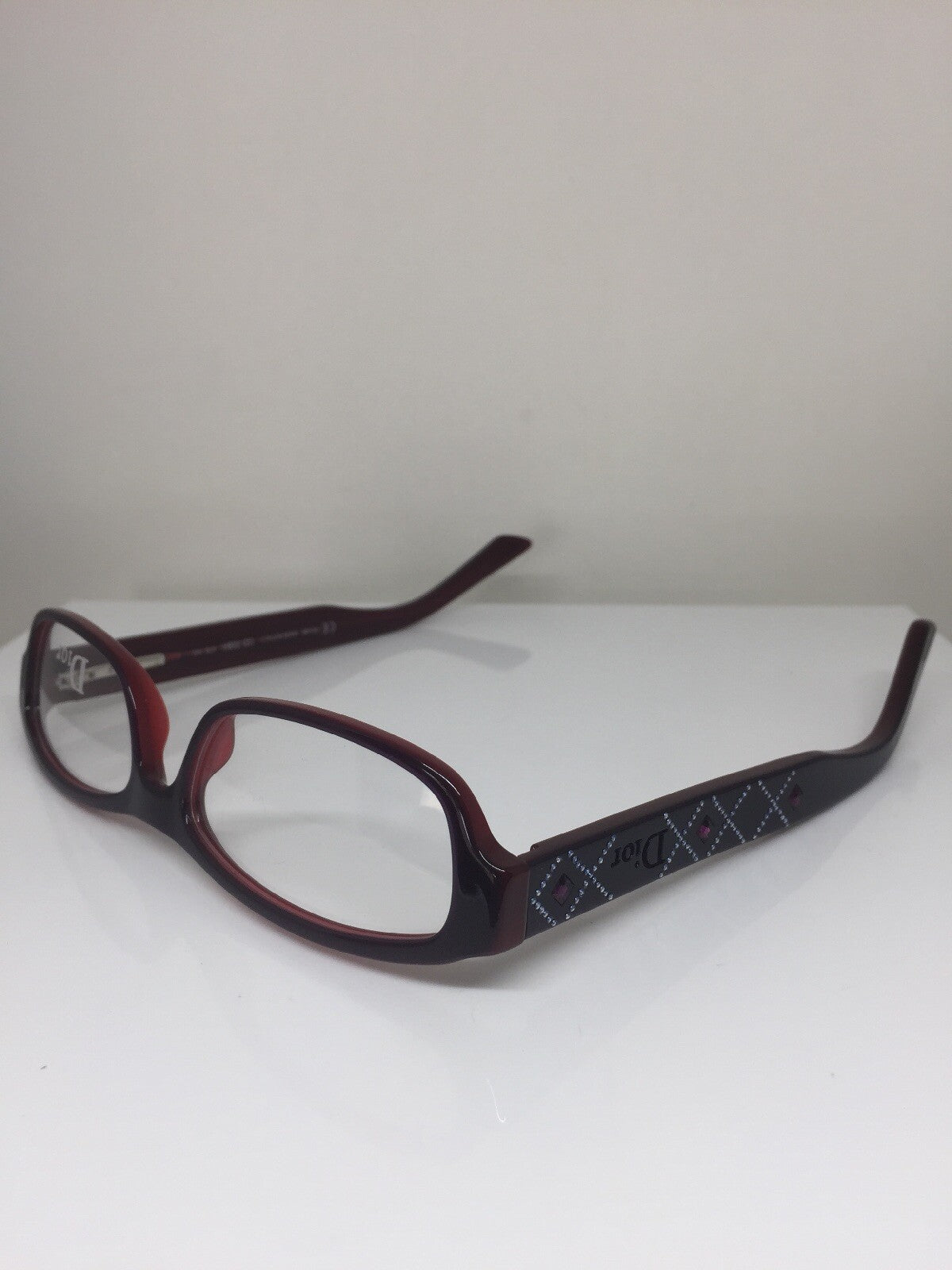 Vintage Christian Dior CD 3084 Red Eyeglasses - Super Vision Optical