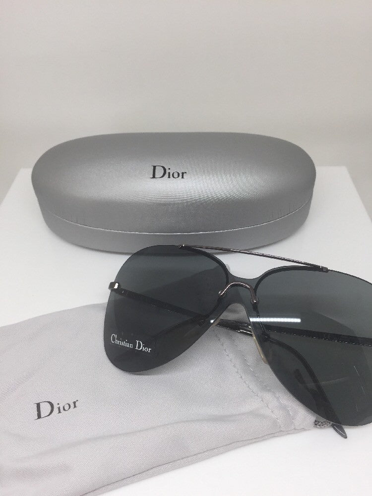 Vintage Dior CD Aviator Gunmetal Sunglasses - Super Vision Optical
