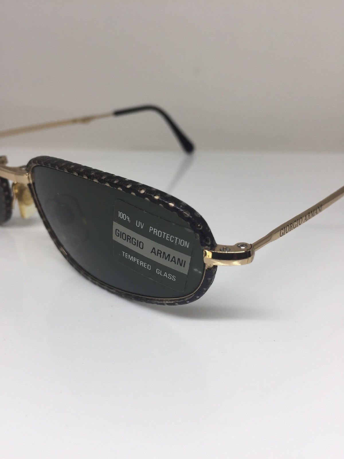 Vintage Giorgio Armani GA 624 Gold Sunglasses - Super Vision Optical