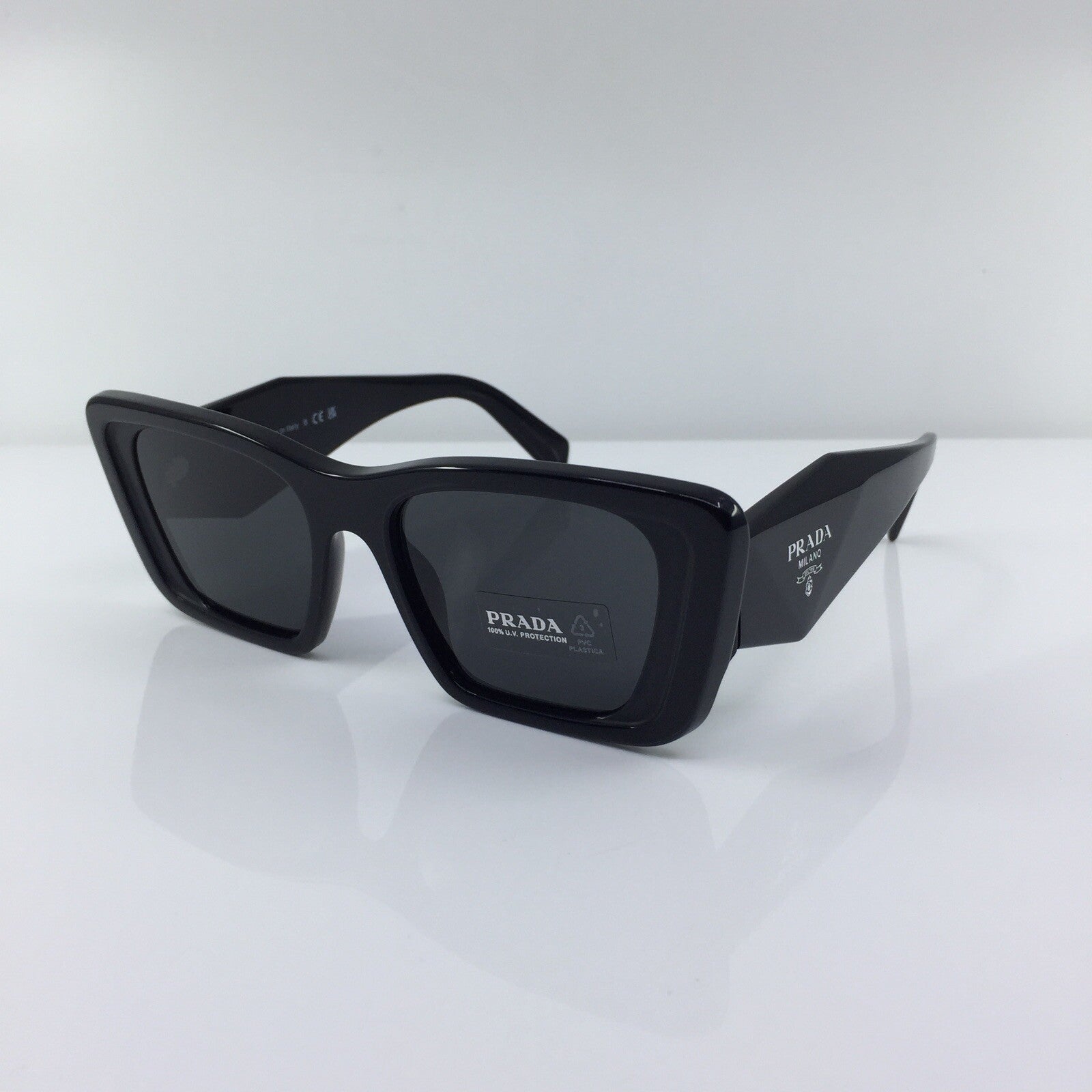 Vintage Prada PR 08YS Black Sunglasses - Super Vision Optical