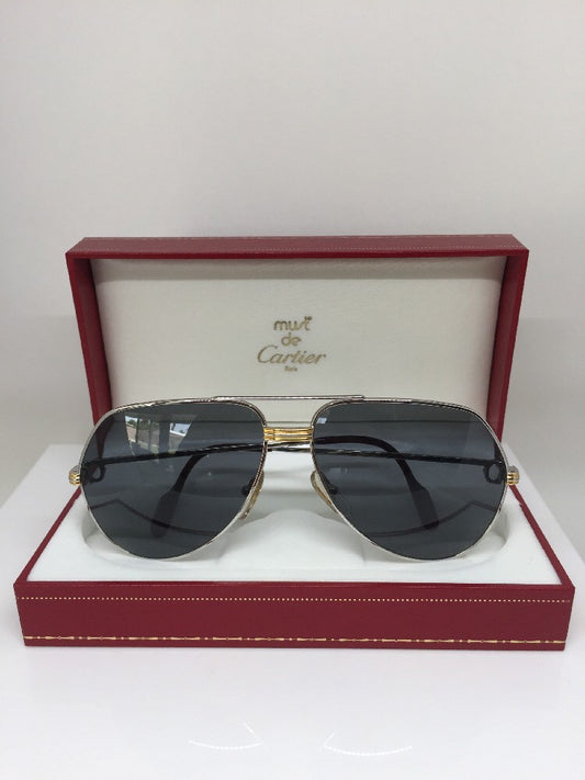 Vintage Cartier T8100067 Gold Sunglasses - Super Vision Optical