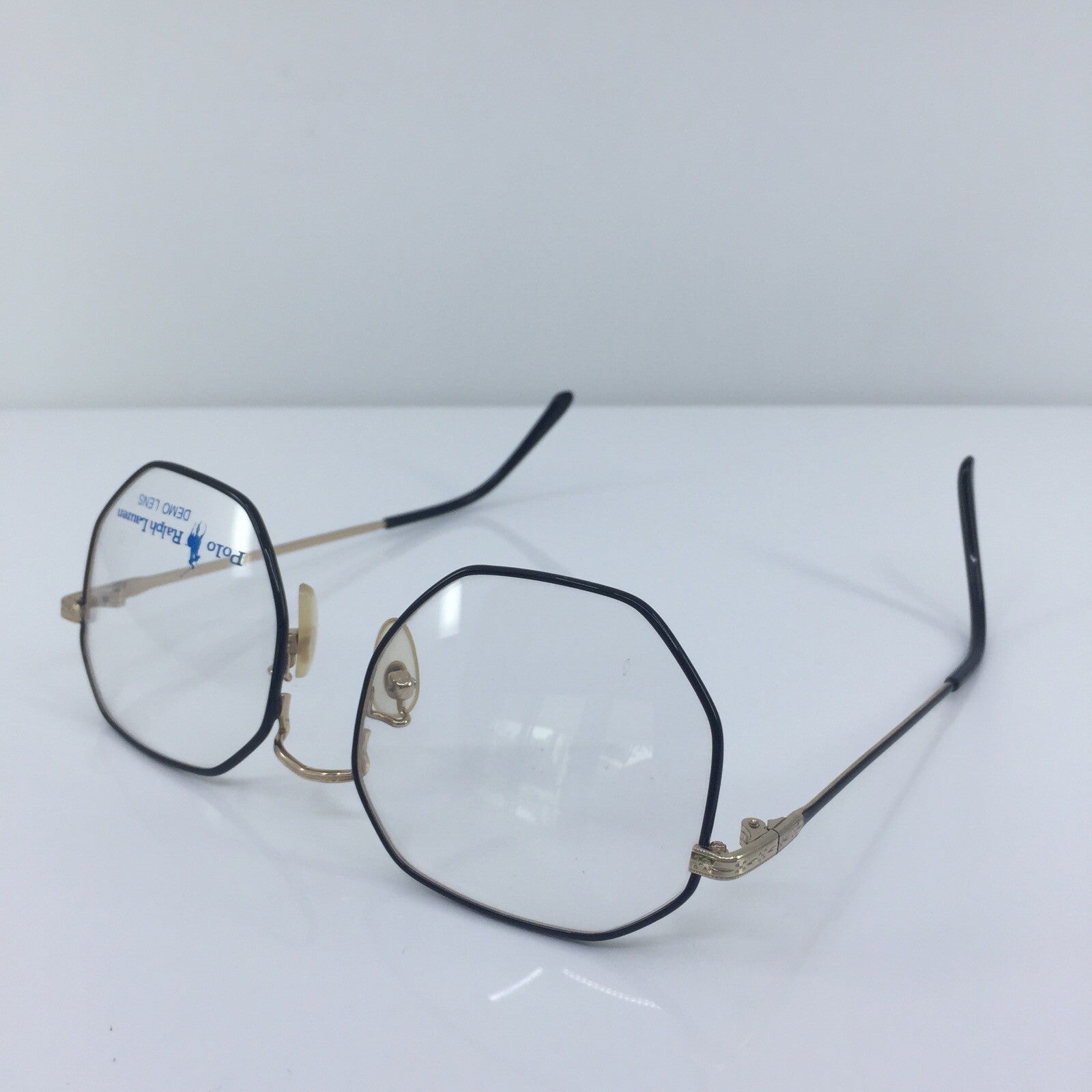 Vintage Ralph Lauren Polo Classic VII Black Eyeglasses - Super Vision Optical