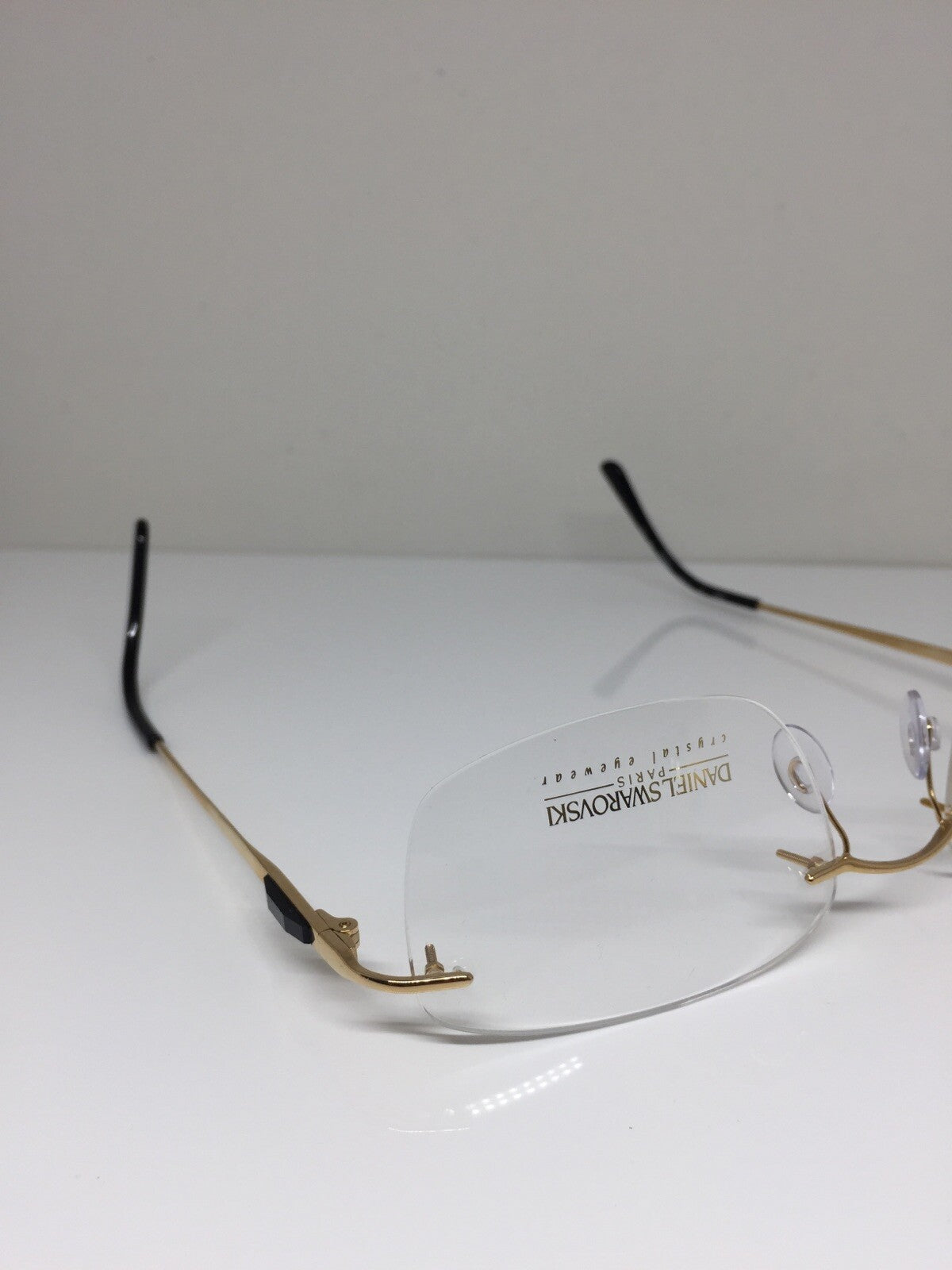Vintage Daniel Swarovski S065/20 6051 55/21 Gold Eyeglasses - Super Vision Optical