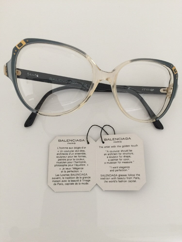 Vintage Balenciaga 2719 GP Clear Eyeglasses - Super Vision Optical