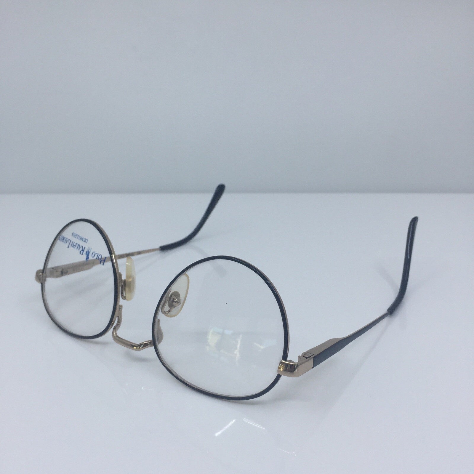 Vintage Ralph Lauren Polo Prep 80 Black Eyeglasses - Super Vision Optical