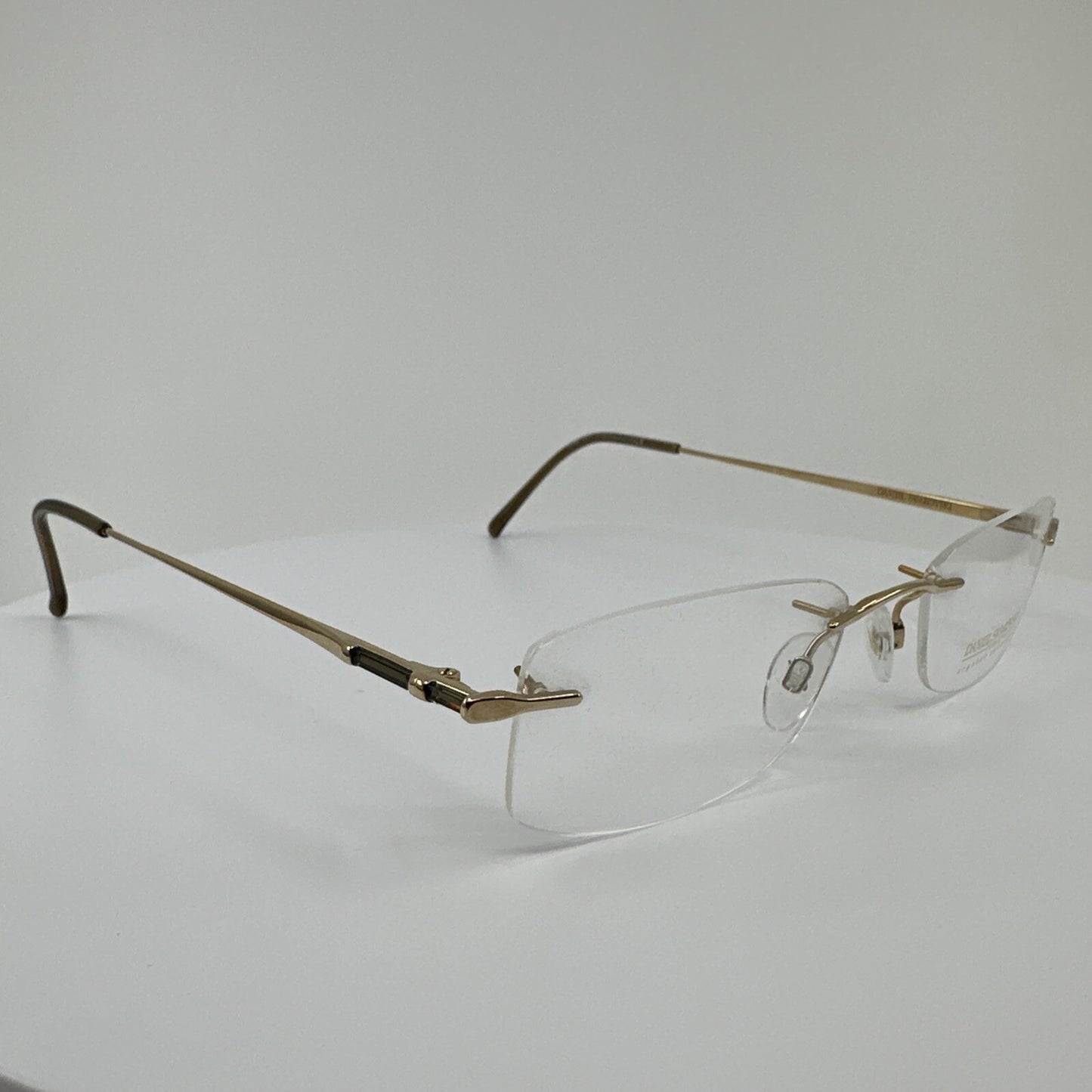 Vintage Daniel Swarovski S 112 Gold Eyeglasses - Super Vision Optical