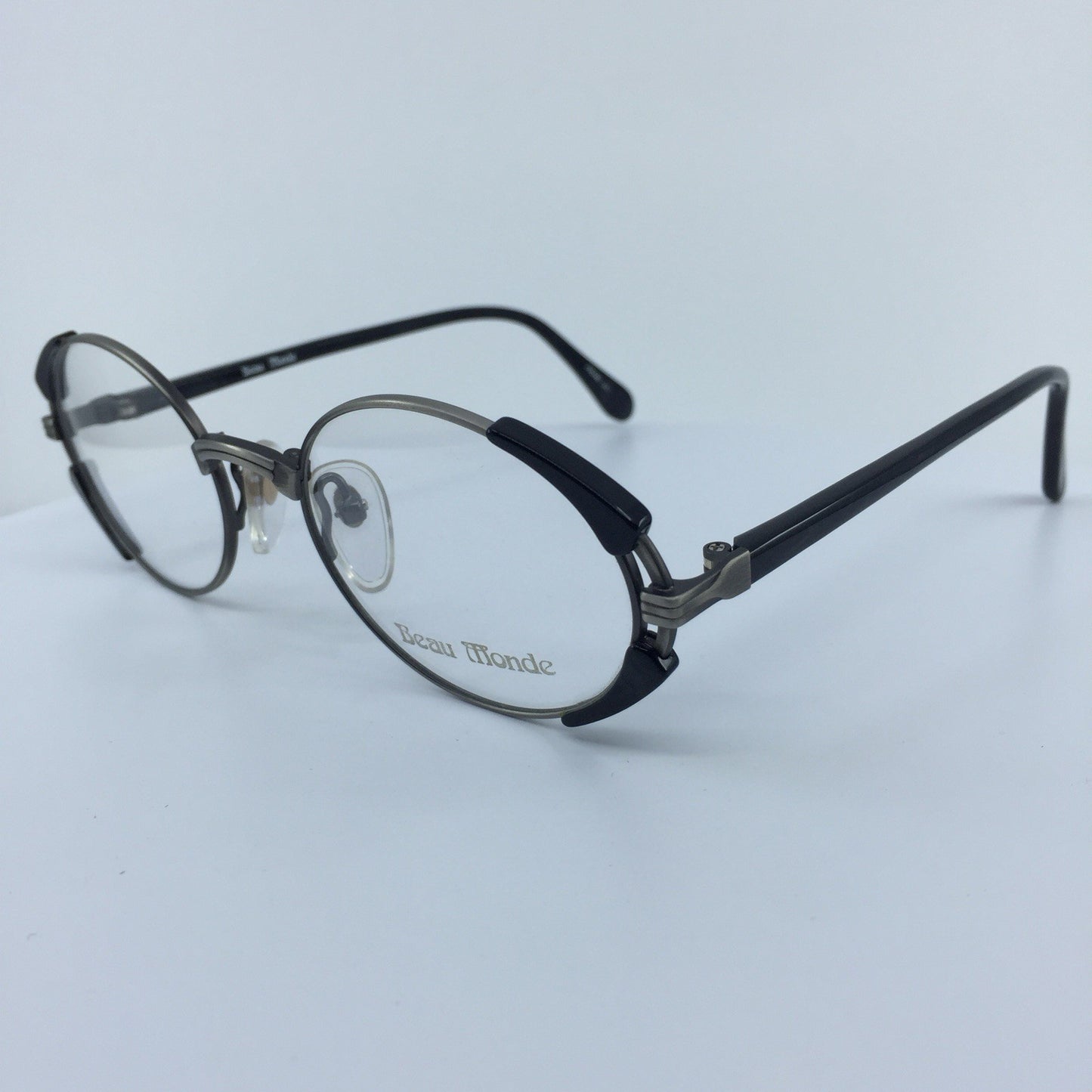 Vintage Beau Monde Collection Norwich Gunmetal Eyeglasses - Super Vision Optical