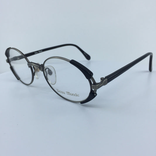 Vintage Beau Monde Collection Norwich Gunmetal Eyeglasses - Super Vision Optical
