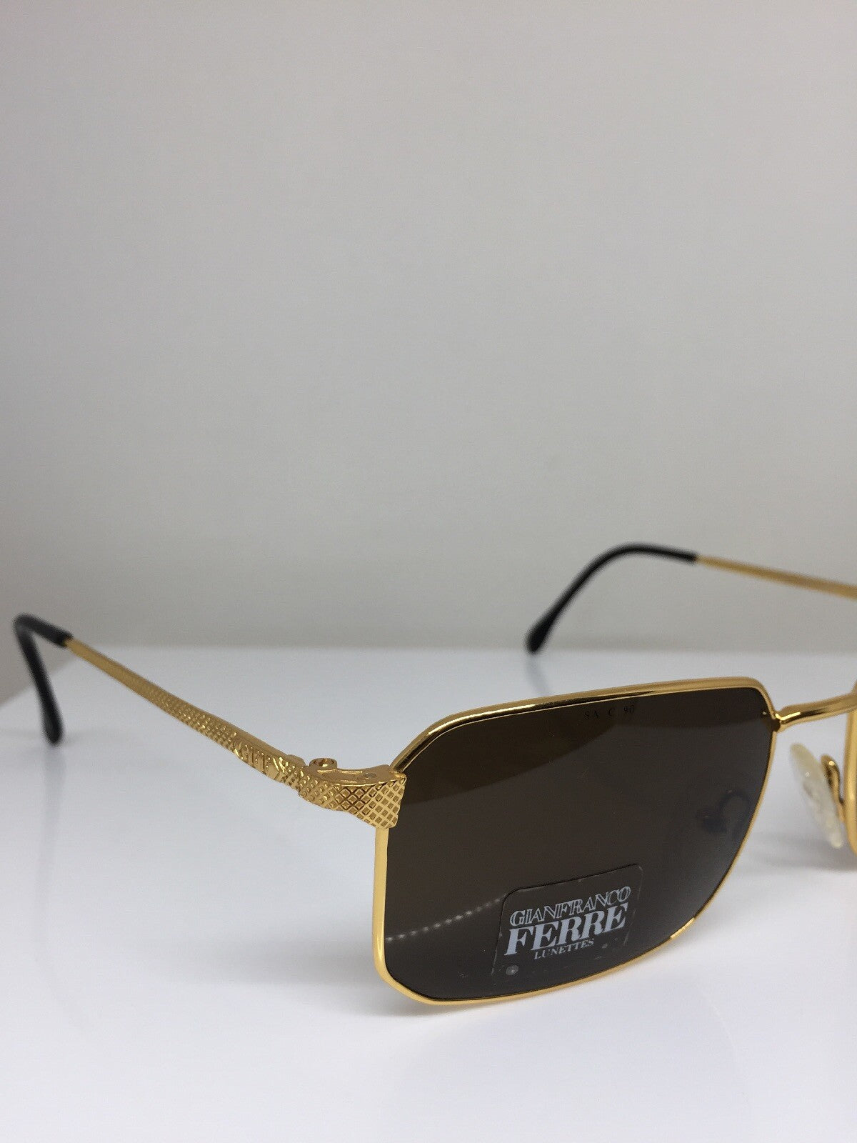 Vintage Gianfranco Ferre GFF 94/S Gold Sunglasses - Super Vision Optical