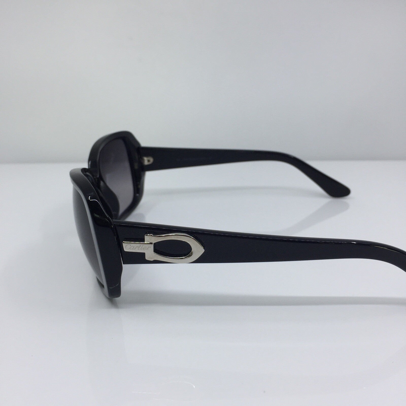 Vintage Cartier T8200608 Black Sunglasses - Super Vision Optical