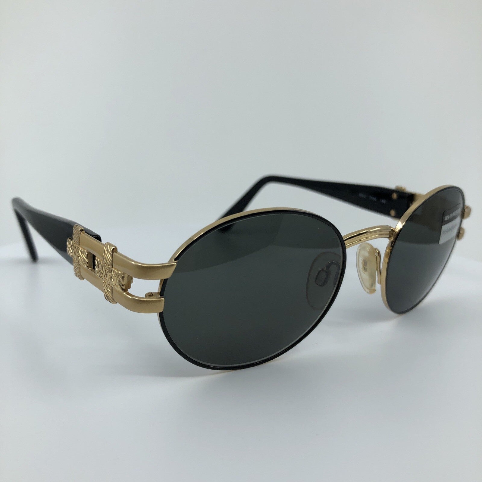 Vintage Saint Laurent YSL 6042 Gold Sunglasses - Super Vision Optical
