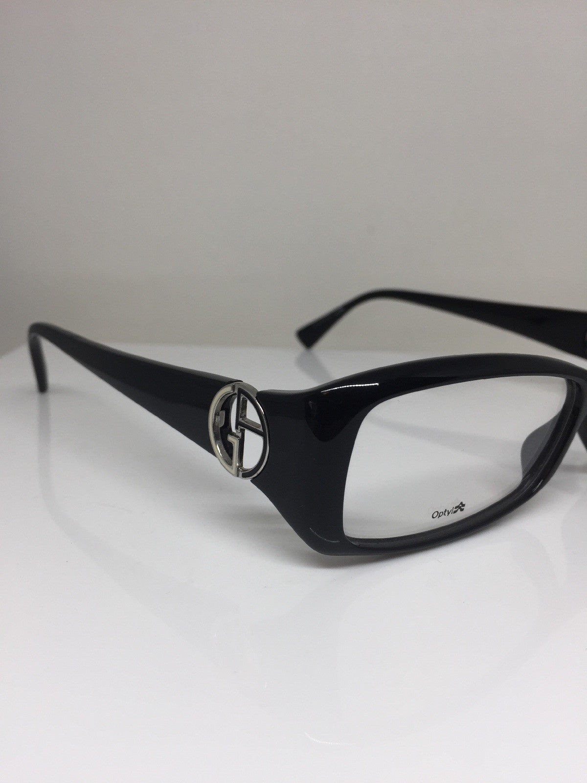 Vintage Giorgio Armani GA 589 Black Eyeglasses - Super Vision Optical
