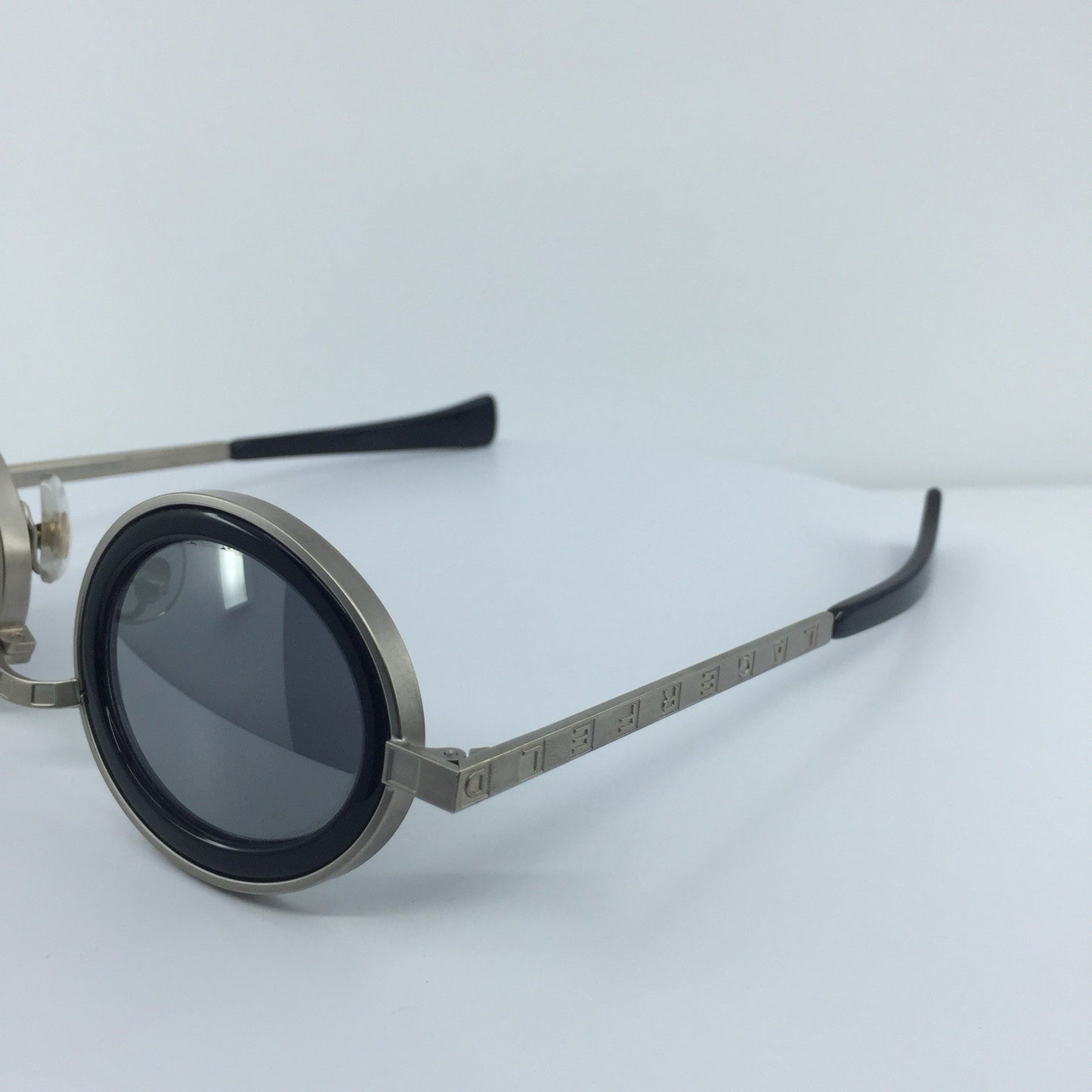 Vintage Karl Lagerfeld 4100 Silver Sunglasses - Super Vision Optical