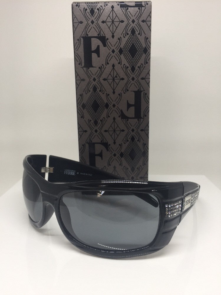 Vintage Gianfranco Ferre GFF 73301 Black Sunglasses - Super Vision Optical
