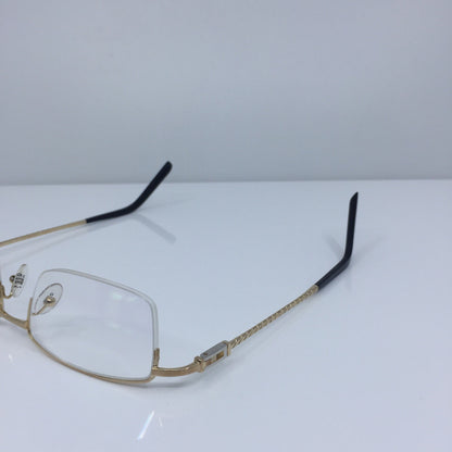 Vintage Fred Lunettes Samoa N2 Opitque Gold Eyeglasses - Super Vision Optical