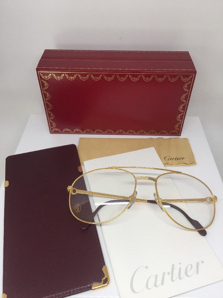 Vintage Cartier Louis Cartier Driver Gold Eyeglasses - Super Vision Optical