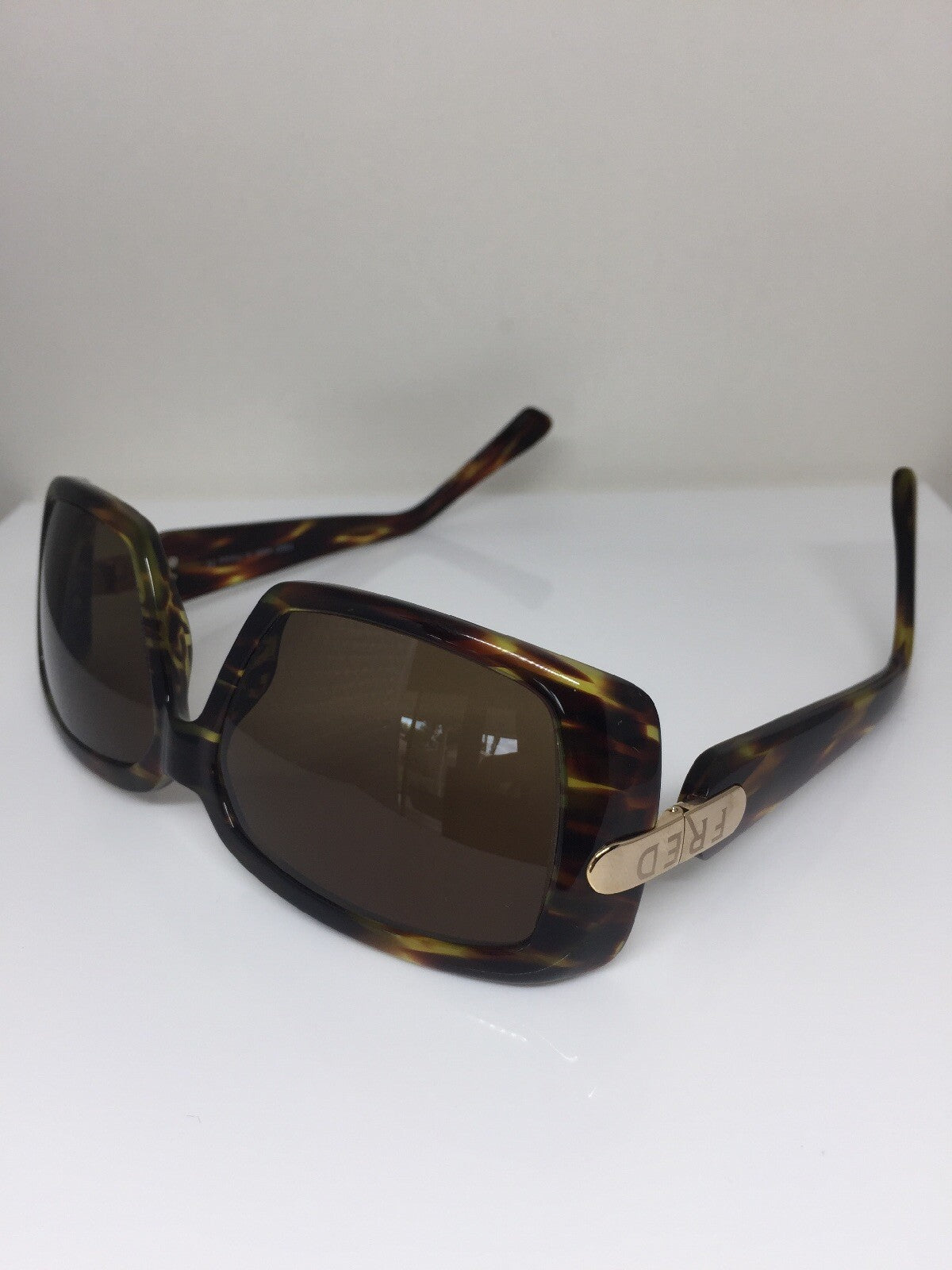Vintage Fred Lunettes Marie Galante C3 Brown Sunglasses - Super Vision Optical