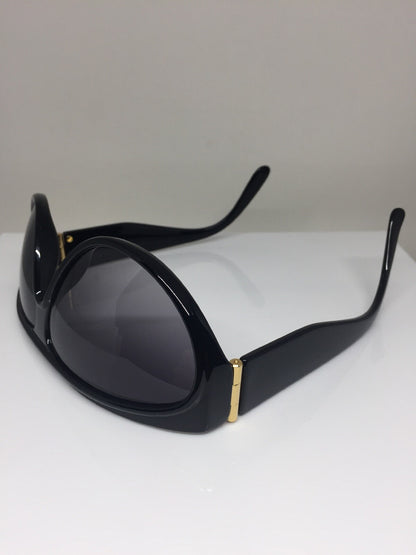 Vintage Saint Laurent 8761-2 Y 59 Black Sunglasses - Super Vision Optical