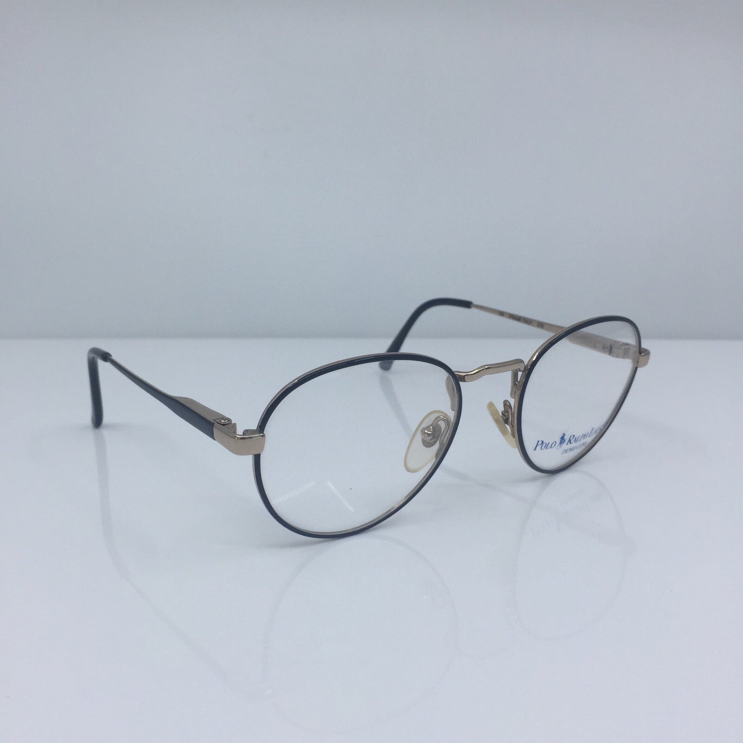 Vintage Ralph Lauren Polo Prep 80 Black Eyeglasses - Super Vision Optical