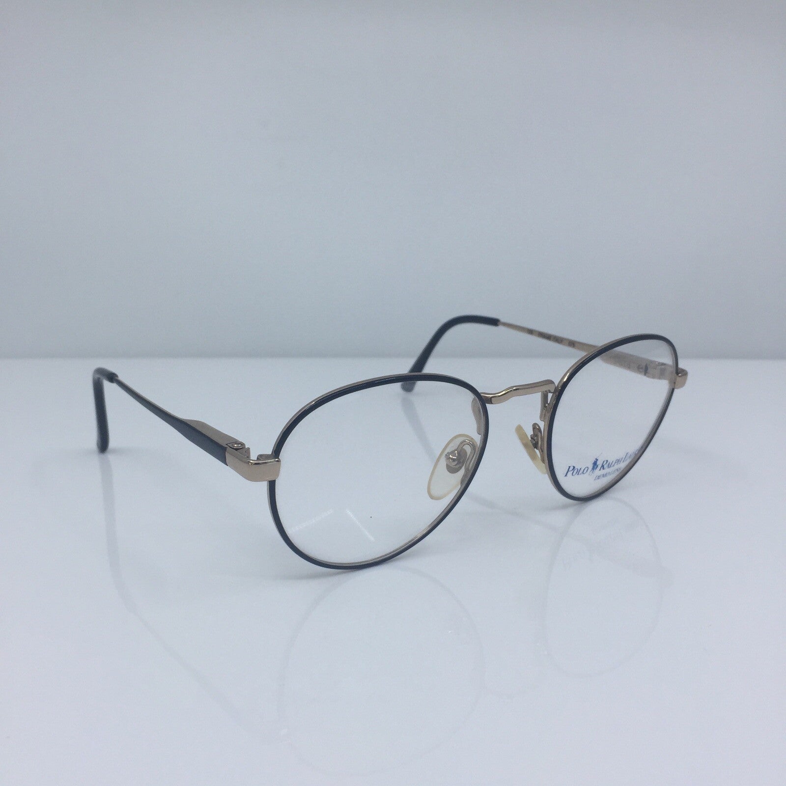 Vintage Ralph Lauren Polo Prep 80 Black Eyeglasses - Super Vision Optical