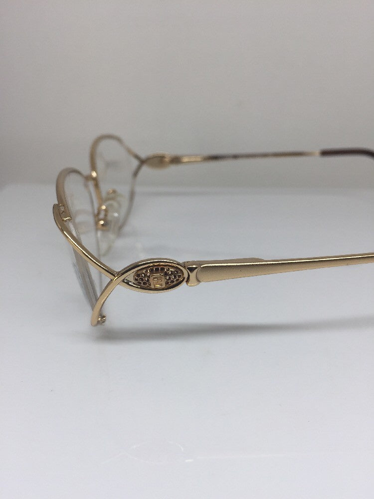 Vintage Fendi F82 GOLDEN GLIMMER Gold Sunglasses - Super Vision Optical