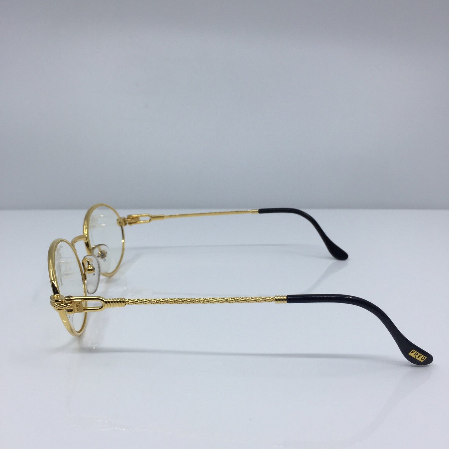 Vintage Fred Lunettes Ketch Gold Eyeglasses - Super Vision Optical