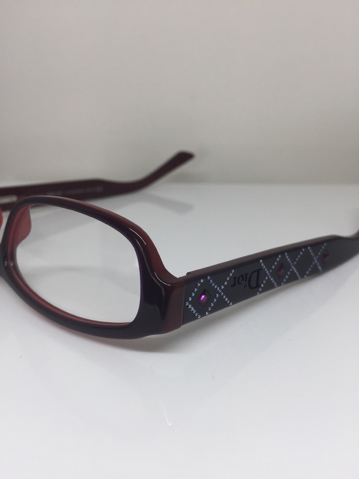Vintage Christian Dior CD 3084 Red Eyeglasses - Super Vision Optical
