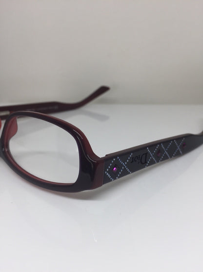 Vintage Christian Dior CD 3084 Red Eyeglasses - Super Vision Optical