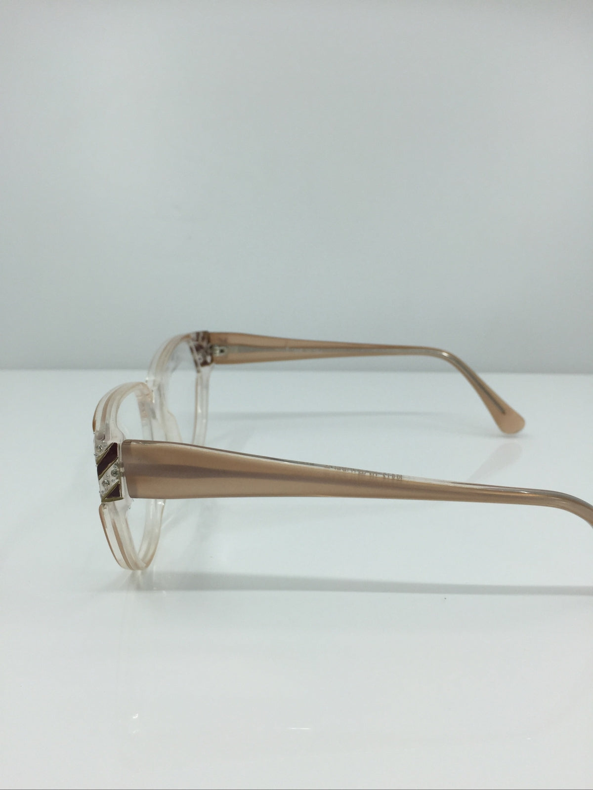 Vintage Saint Laurent YSL 405 Clear Sunglasses - Super Vision Optical