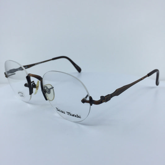 Vintage Beau Monde Collection Westbury Brown Eyeglasses - Super Vision Optical