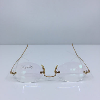 Vintage Calvin Klein CK CLASSIC EDITIONS C9 Gold Sunglasses - Super Vision Optical