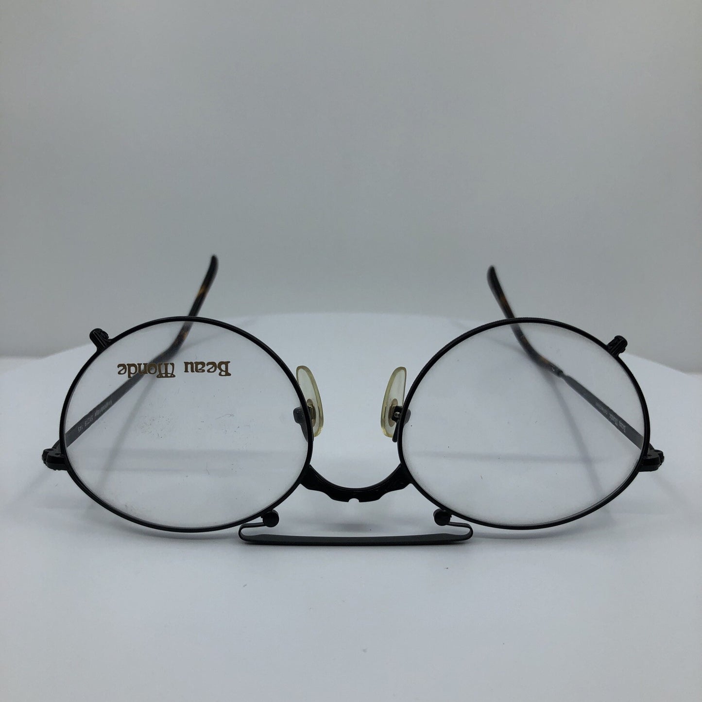 Vintage Beau Monde Collection Knightsbridge Black Eyeglasses - Super Vision Optical