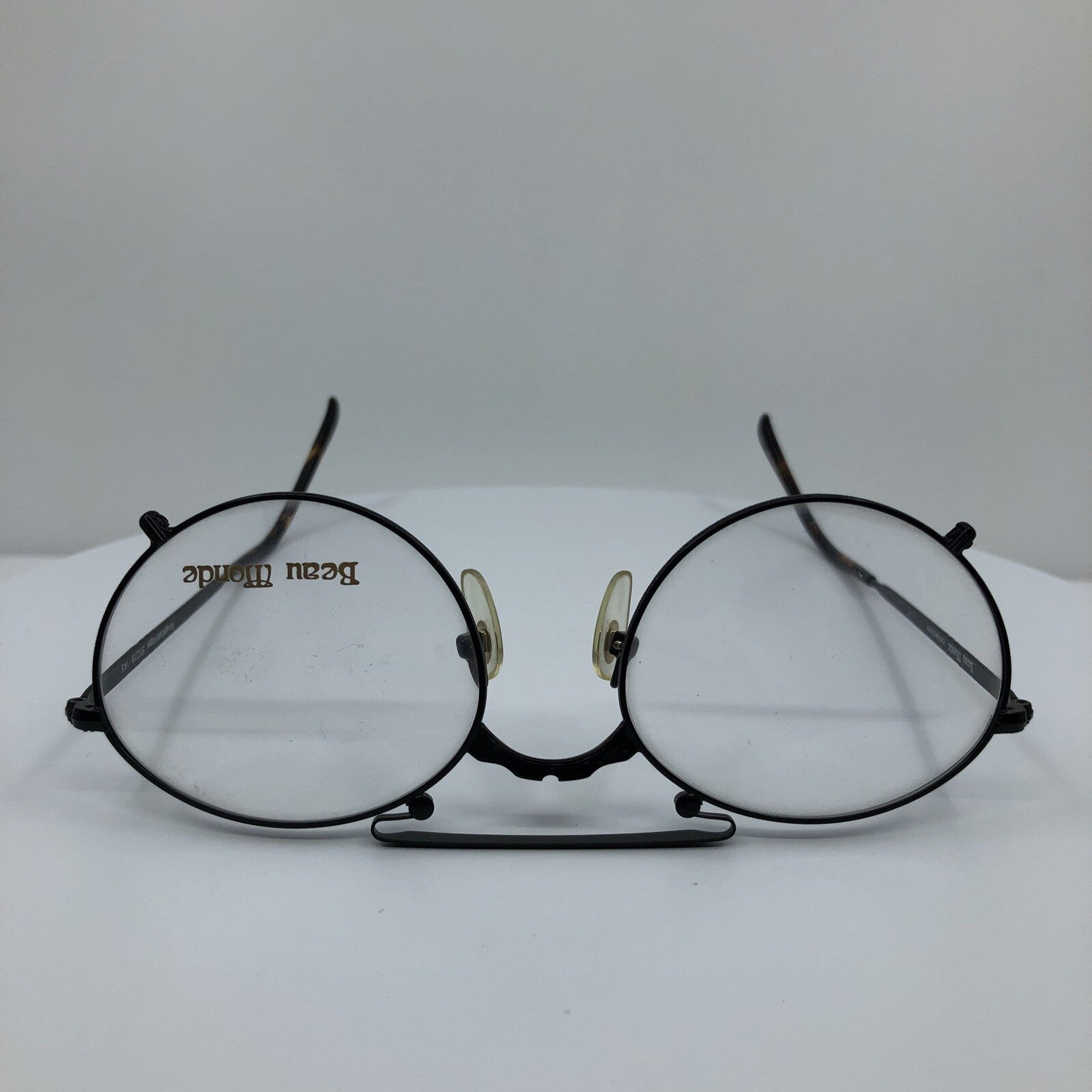 Vintage Beau Monde Collection Knightsbridge Black Eyeglasses - Super Vision Optical