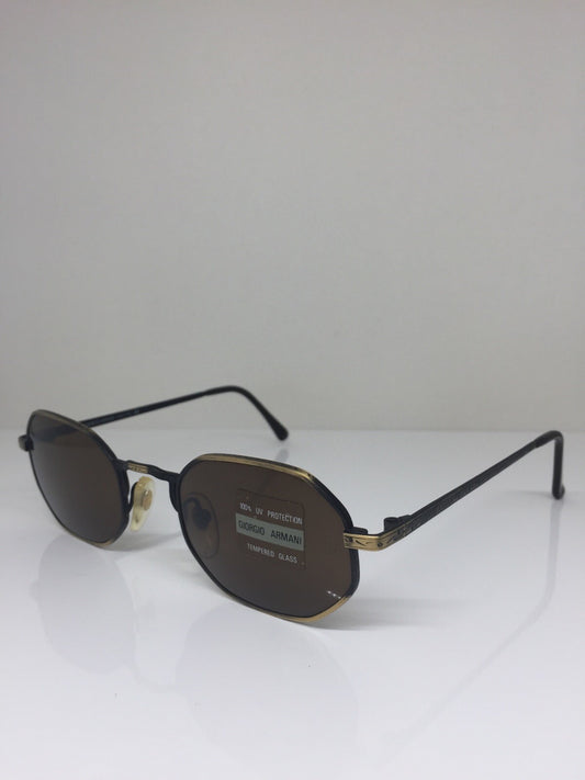 Vintage Giorgio Armani GA 622 Black Sunglasses - Super Vision Optical