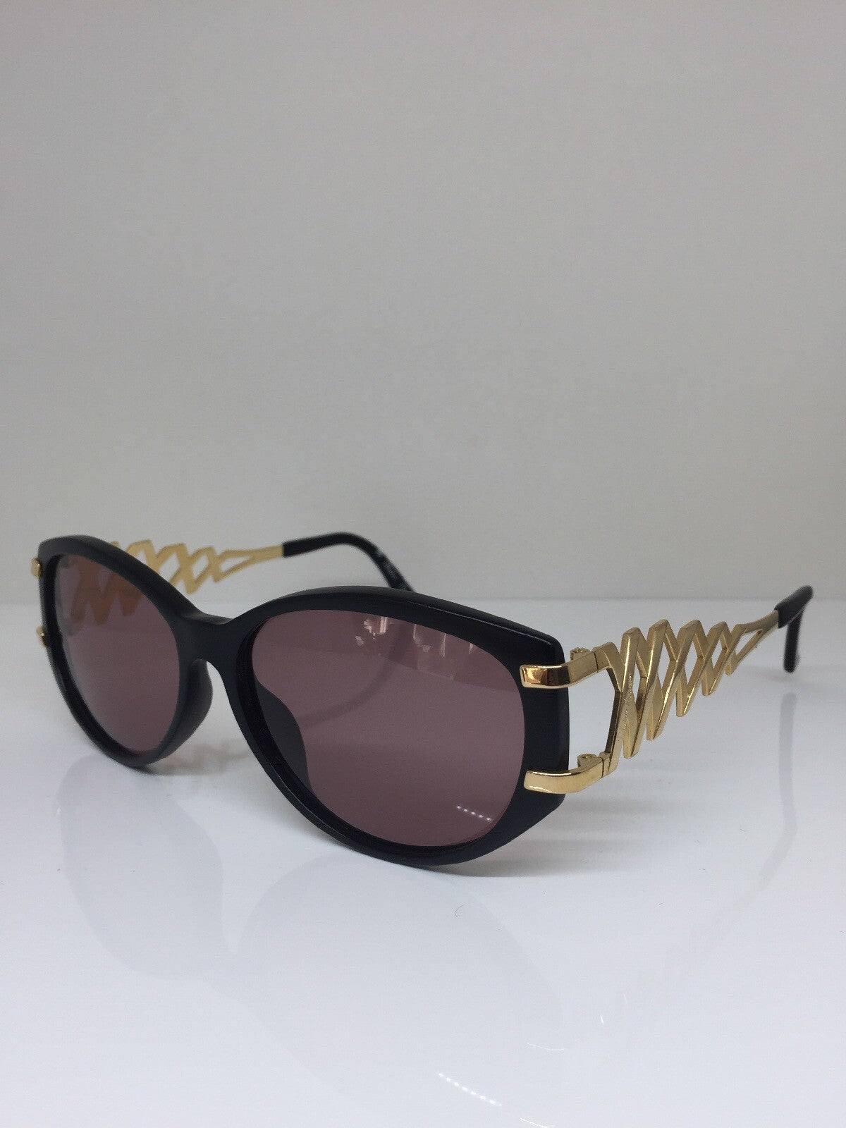 Vintage Paloma Picasso PALOMA PICCASO 3812 Black Sunglasses - Super Vision Optical