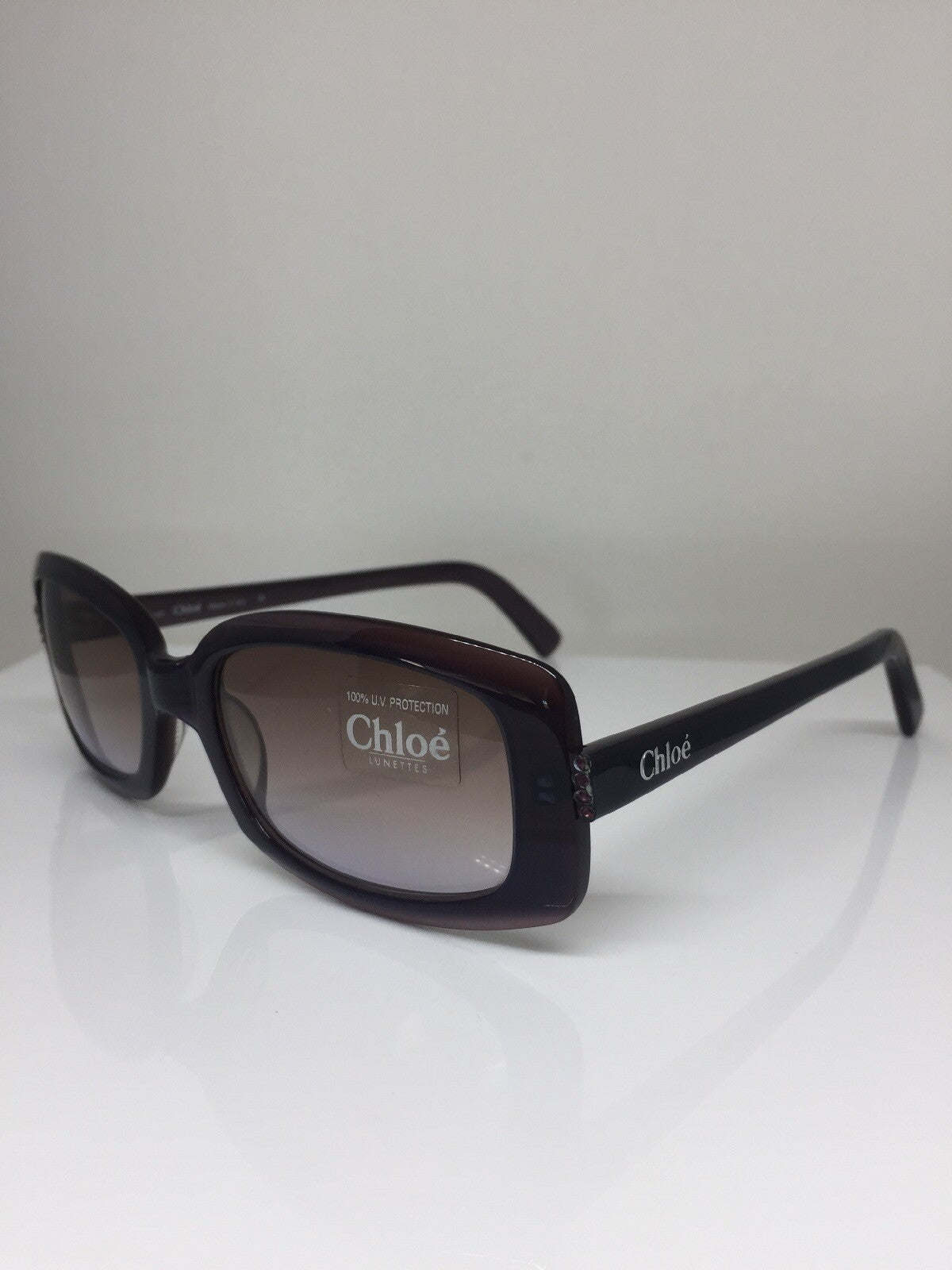 Vintage Chloé Chle 53 Sunglasses Purple Sunglasses - Super Vision Optical