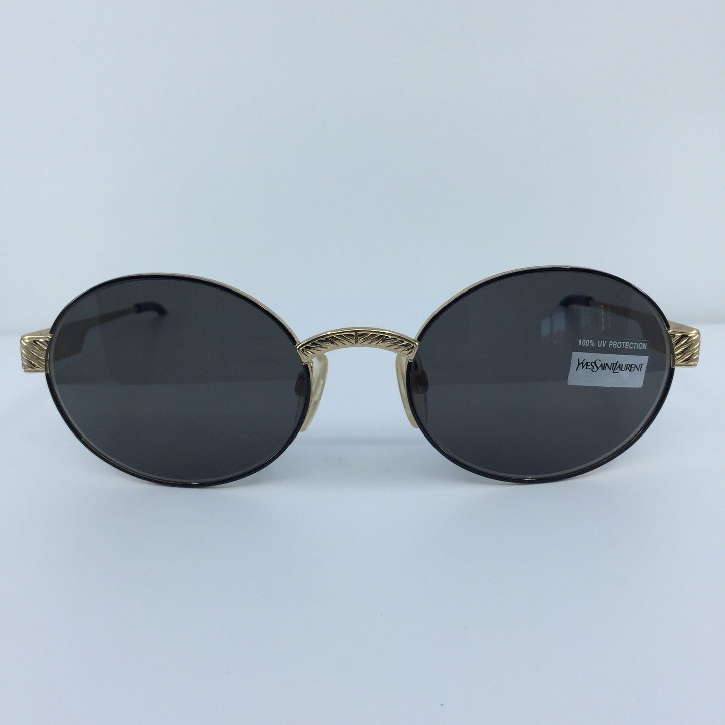 Vintage Saint Laurent YSL 6043 Gold Sunglasses - Super Vision Optical