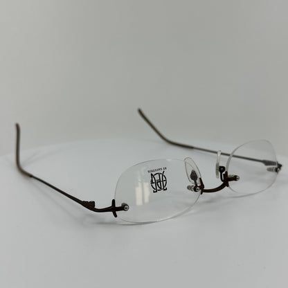 Vintage Jean Paul Gaultier JPG 57-0021 Brown Sunglasses - Super Vision Optical