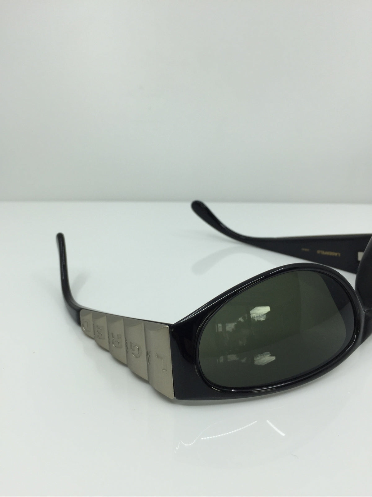 Vintage Karl Lagerfeld 4105 Silver Sunglasses - Super Vision Optical