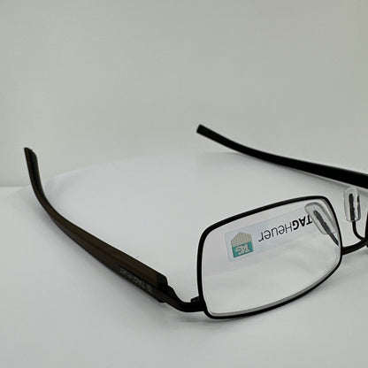 Vintage Tag Heuer TH 8005 Brown Eyeglasses - Super Vision Optical