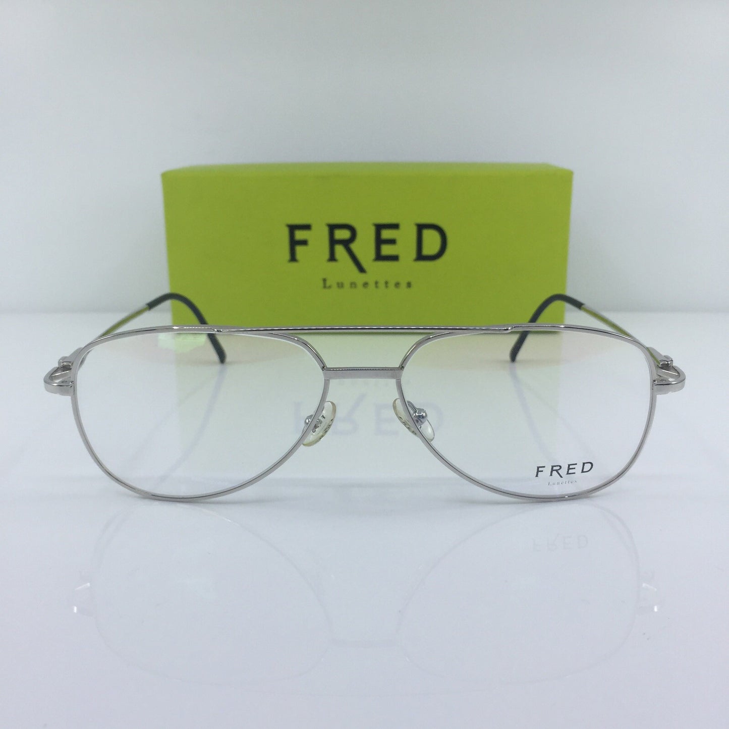 Vintage Fred Lunettes Alaska C2 Silver Eyeglasses - Super Vision Optical