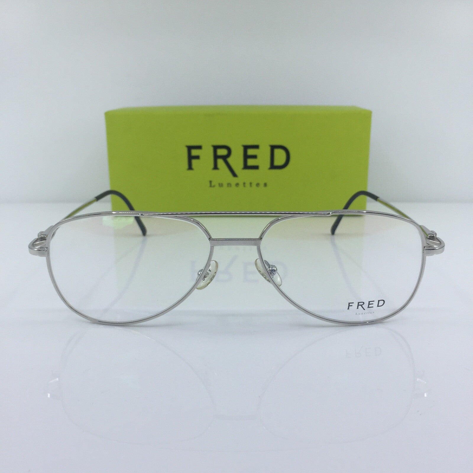 Vintage Fred Lunettes Alaska C2 Silver Eyeglasses - Super Vision Optical